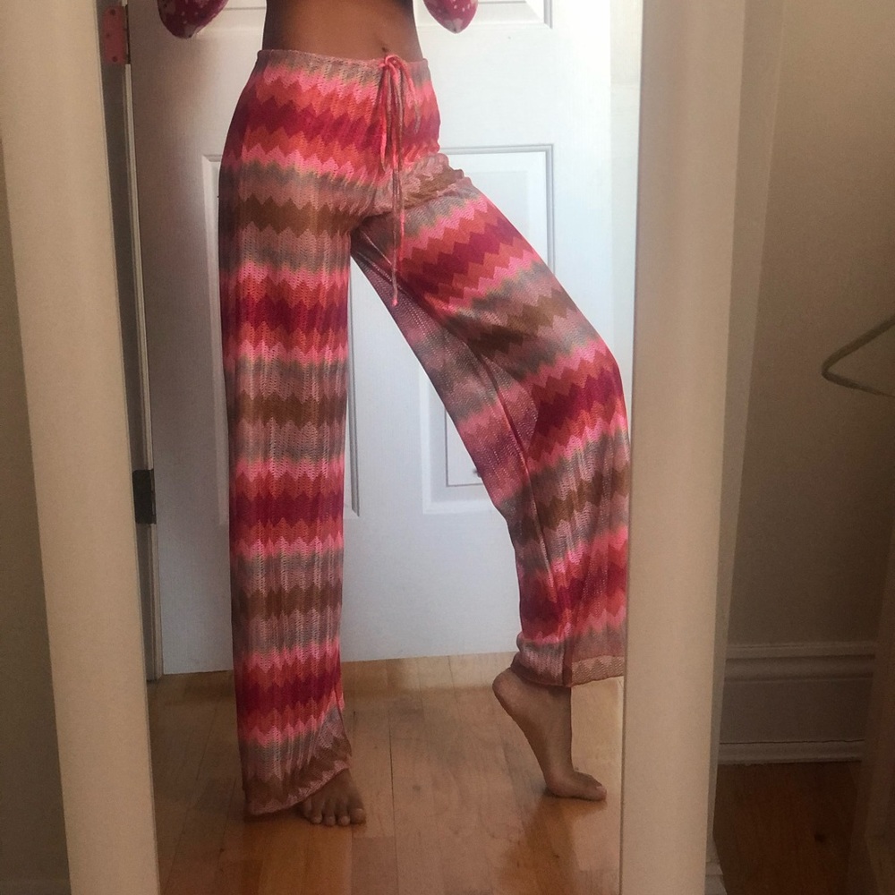Mesh beach pants 💕